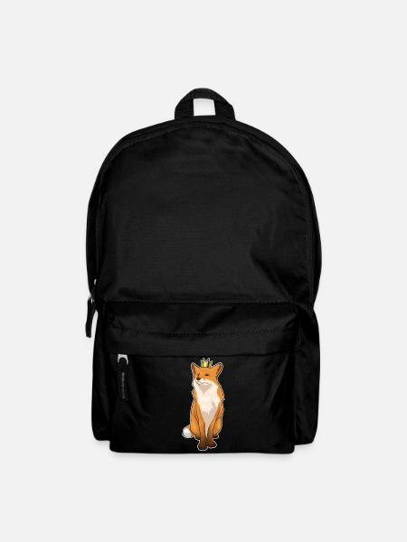 Fuchs Krone - Rucksack - Schwarz