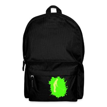 golf klecks - Rucksack - Schwarz - Vorne