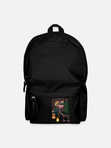 Wilder Westen Erdnuss Western Pferd Pferde - Rucksack - Schwarz