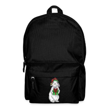 Hase Weihnachten Paket - Rucksack - Schwarz - Vorne