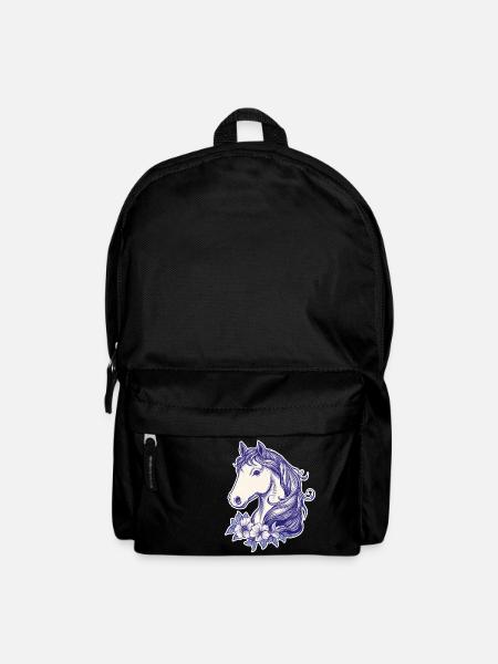 Cheval Enfants - Sac à dos - noir