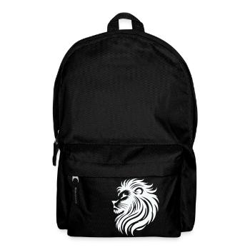 Lion Dessin Animal - Sac à dos - noir - Devant
