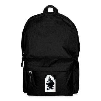 Extraterrestre | OVNI | Vaisseau spatial | PAU | étranger - Sac à dos - noir - Devant