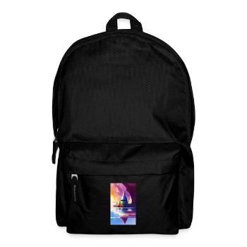 Extraterrestre | OVNI | Vaisseau spatial | PAU | étranger - Sac à dos - noir - Devant