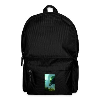 Extraterrestre | OVNI | Vaisseau spatial | PAU | étranger - Sac à dos - noir - Devant