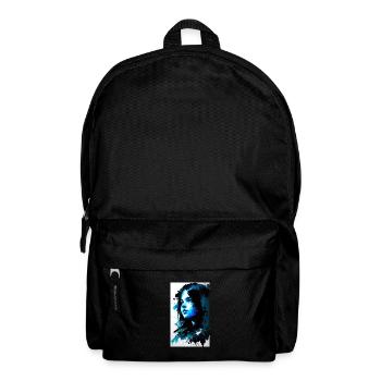 Woman | Face | Girls | Anime - Backpack - black - Front