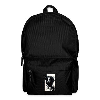 Woman | Face | Girls | Anime | mystical - Backpack - black - Front