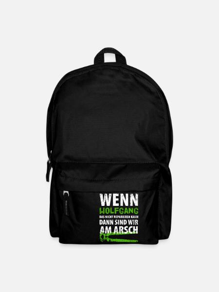 Heimwerker Wolfgang - Rucksack - Schwarz