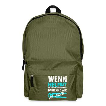 Heimwerker Helmut - Rucksack - Olivgrün - Vorne