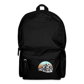 Hiking mountains mountains alps mountaineering mountain - Backpack - black - Front