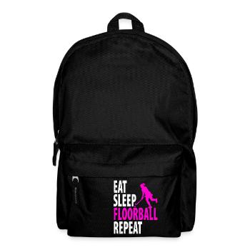 Floorball - Rucksack - Schwarz - Vorne