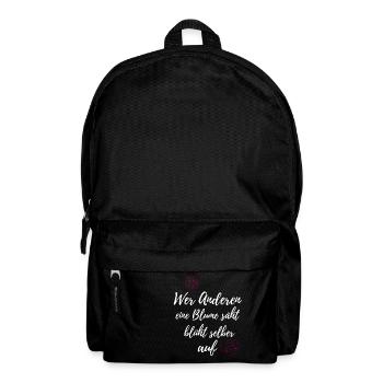 Florist Floristin Blumen - Rucksack - Schwarz - Vorne