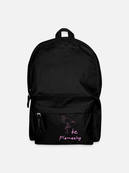 flamingo flamingos - Backpack - black