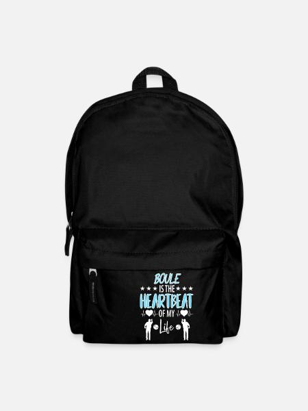 Boule Petanque Boccia Boules - Rucksack - Schwarz