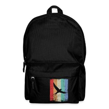 Oiseaux Hirondelle d’oiseau - Sac à dos - noir - Devant