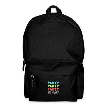 Party Party Party Monday (2) - Backpack - black - Front