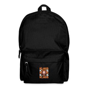 Löwe Klaus - Rucksack - Schwarz - Vorne