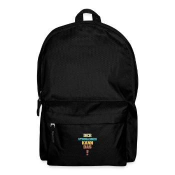 Professeur de voix drôle - Sac à dos - noir - Devant