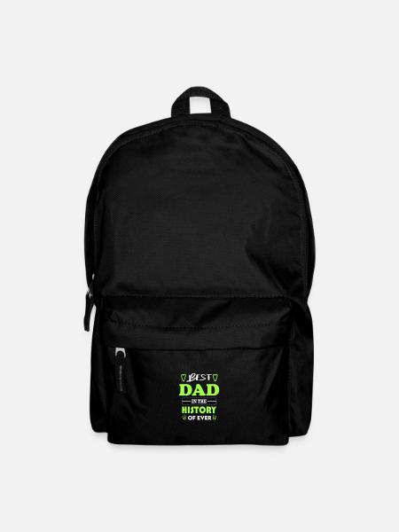 Best Dad Bester Papa for Ever für immer - Rucksack - Schwarz