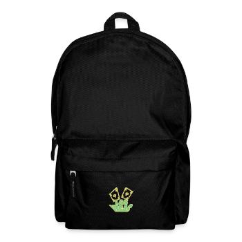 Jeu de cartes as de cœur Vegas disant - Sac à dos - noir - Devant