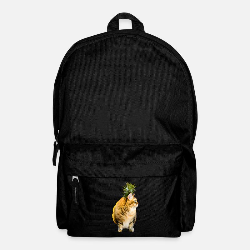 Kawaii Ananas-Katze - Rucksack - Schwarz
