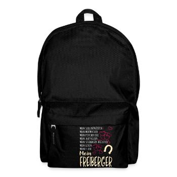FREIBERGER - mein - Rucksack - Schwarz - Vorne