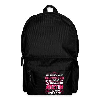 ÄRZTIN - Mama - Rucksack - Schwarz - Vorne