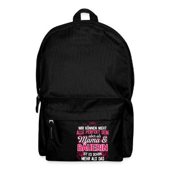 BÄUERIN - Mama - Rucksack - Schwarz - Vorne