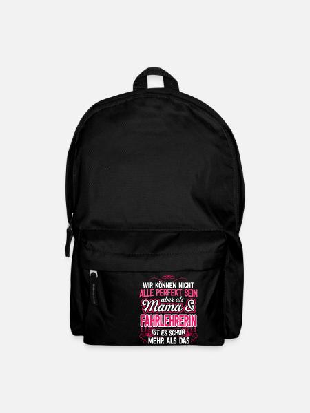 FAHRLEHRERIN - Mama - Rucksack - Schwarz