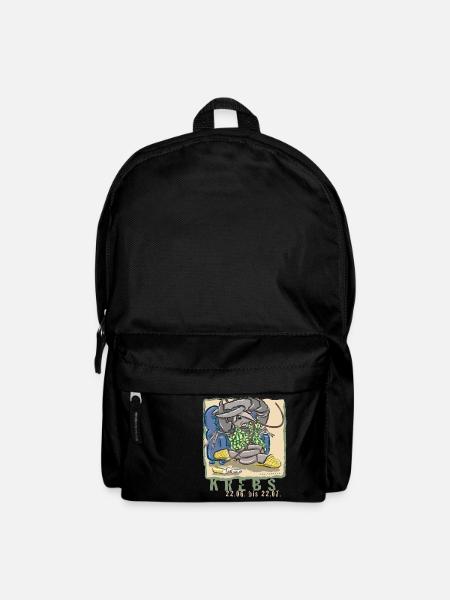 Sternzeichen-Krebs - Rucksack - Schwarz