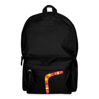 boomerang kangourou bumerang1 - Sac à dos - noir - Devant