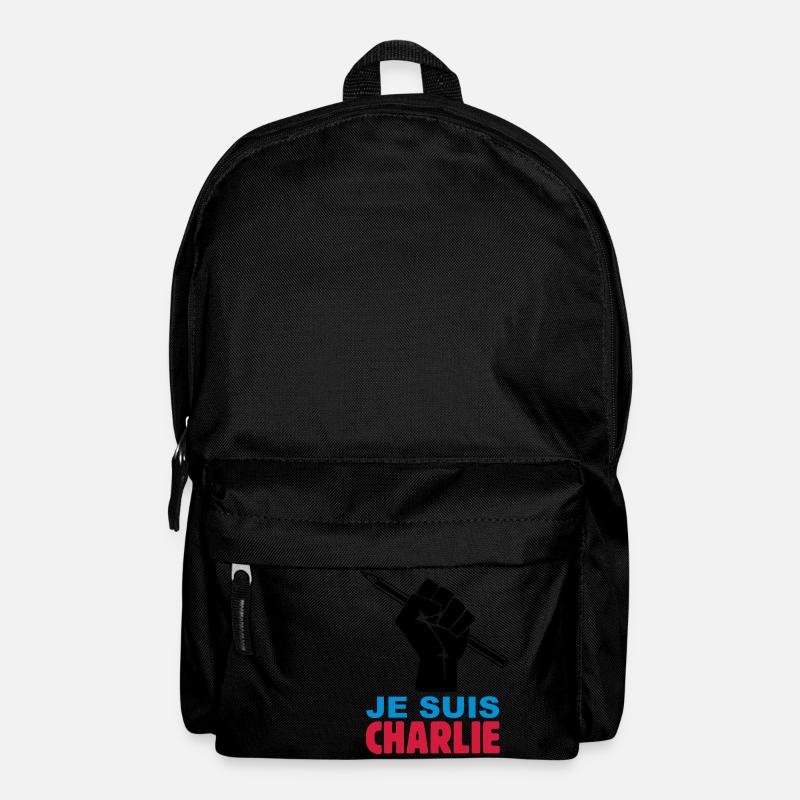 je suis charlie - Sac à dos - noir