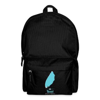 Texel | Design-Landkarte - Rucksack - Schwarz - Vorne