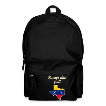 Venezolanisch-texanisches Design für Einwanderer - Rucksack - Schwarz - Vorne