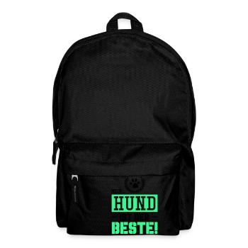 mein hund ist der beste - Rucksack - Schwarz - Vorne