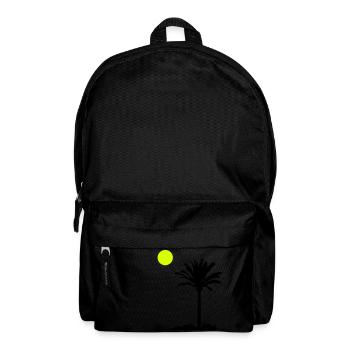 palme - Rucksack - Schwarz - Vorne