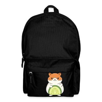 Hamster-Gurken-Design für Hamster-Liebhaber - Rucksack - Schwarz - Vorne