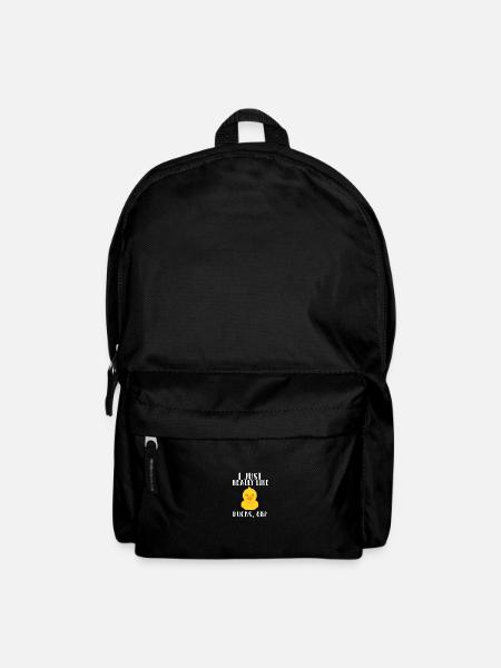 I like ducks - Backpack - black