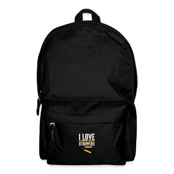 I Love Strippers Electrician Craftsman - Backpack - black - Front