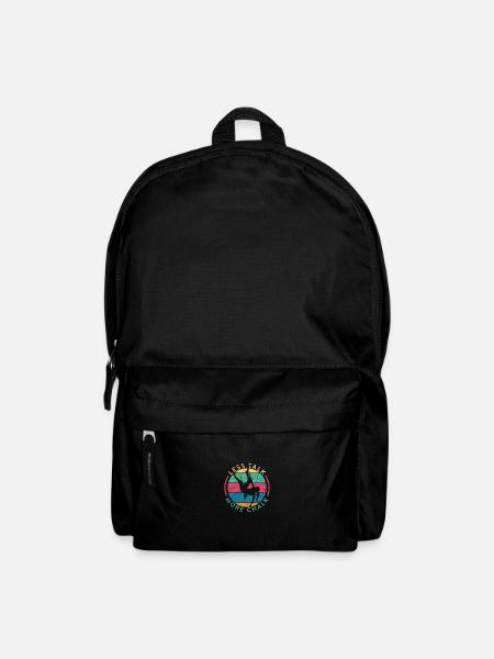 Rock Climbing Less Talk More Chalk Bouldering - Backpack - black