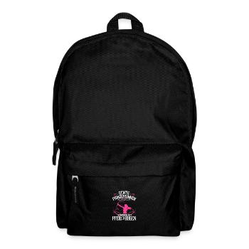 Bogenschießen Design für eine Bogenschützin - Rucksack - Schwarz - Vorne