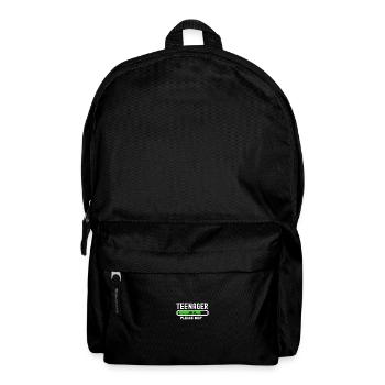 enager loading, bitte warten - Rucksack - Schwarz - Vorne
