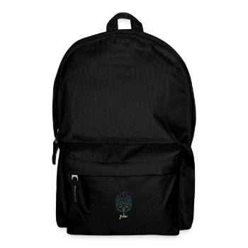 Monstera Yoga Méditation Feuille de Monstera - Sac à dos - noir - Devant