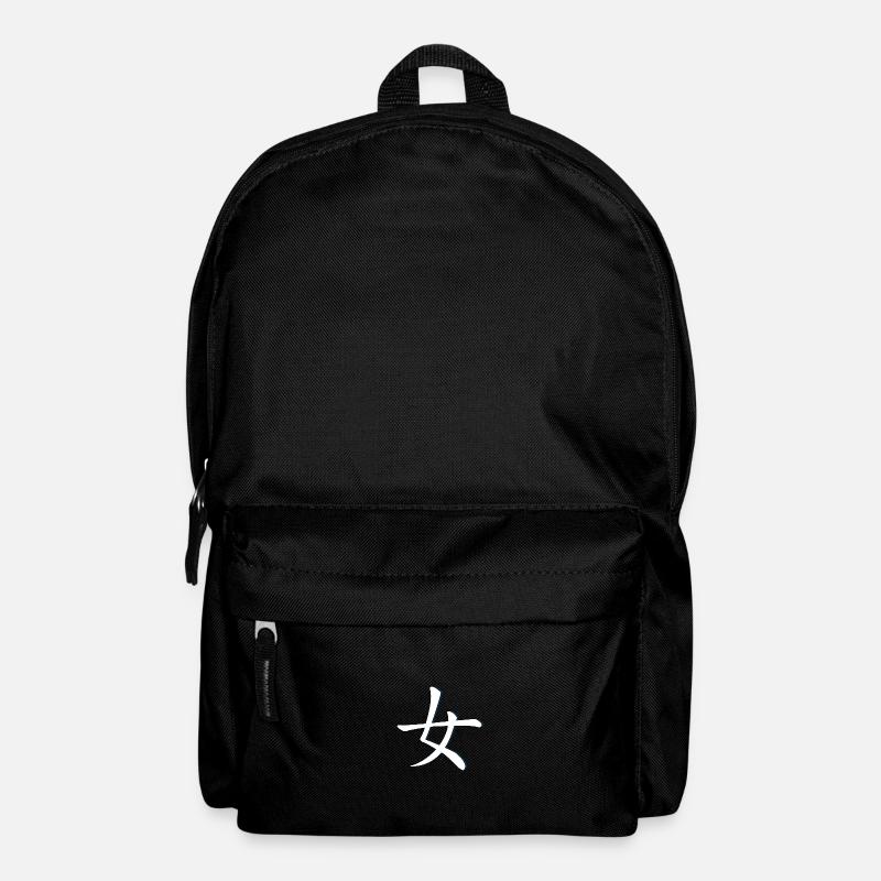 Son chinese character blue - Backpack - black