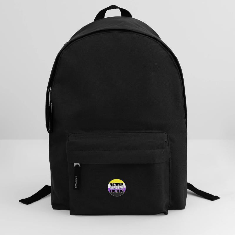 Non-binary nonbinary gender nonbinary saying Backpack