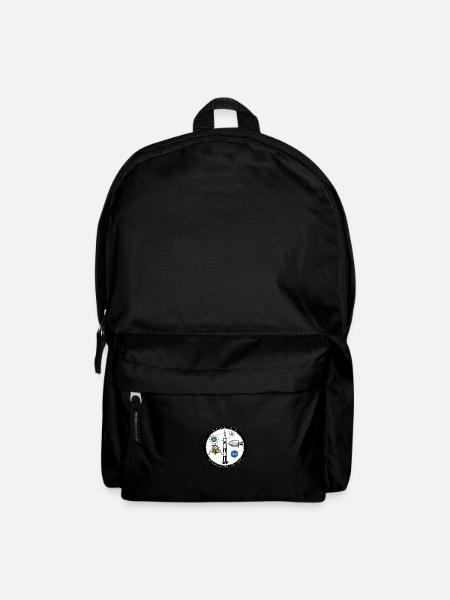 ESA Retro Apollo 11 Vintage Retro Astronaut - Rucksack - Schwarz