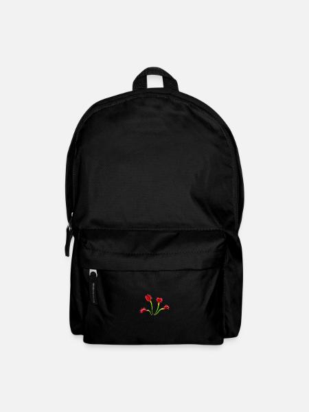 Große Venusfliegenfalle Pflanze Dionaea Karnivoren - Rucksack - Schwarz