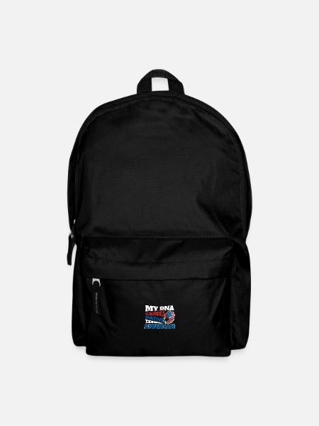 MON ADN EST DÉFINITIVEMENT DES CADEAUX AMÉRINDIENS - Sac à dos - noir
