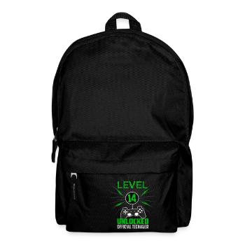 14. Geburtstag Gamer - Official Teenager - Rucksack - Schwarz - Vorne