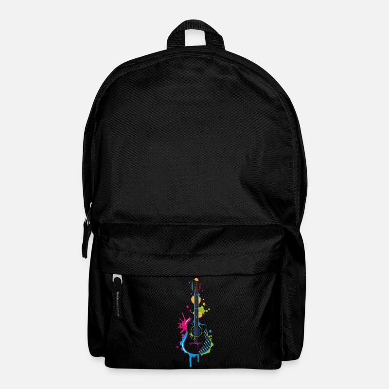Graffiti Gitarre - Rucksack - Schwarz